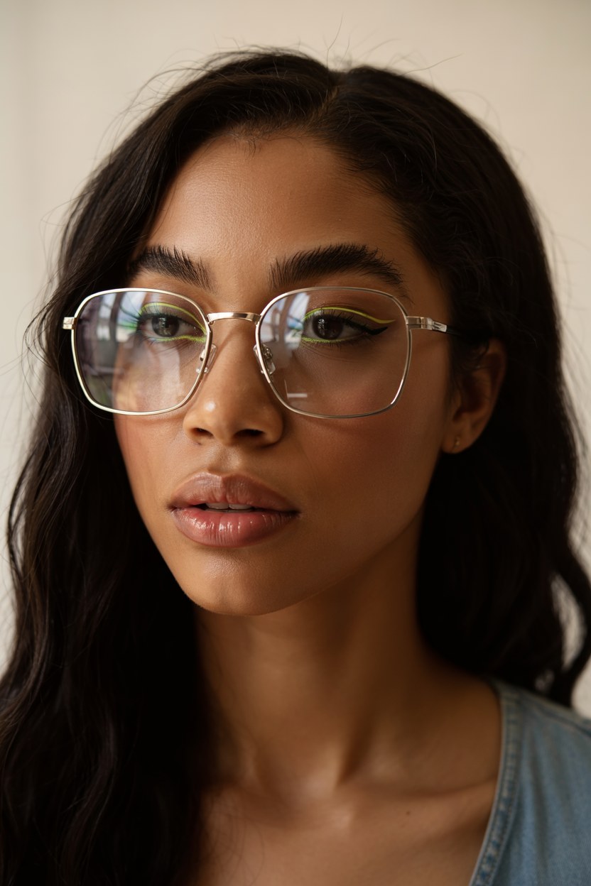 Best Eyewear Trends 2024: Stylish Glasses & Bold Makeup Looks