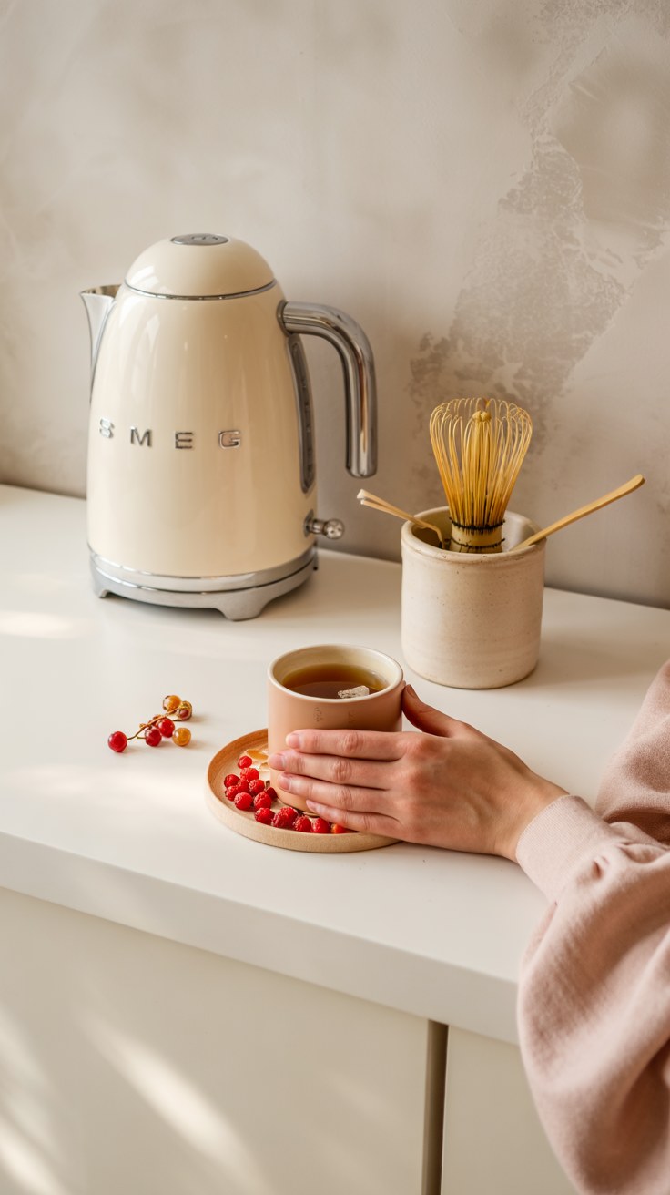 Cozy Tea Ritual Self-Care Aesthetic Setup for Relaxing Pampering