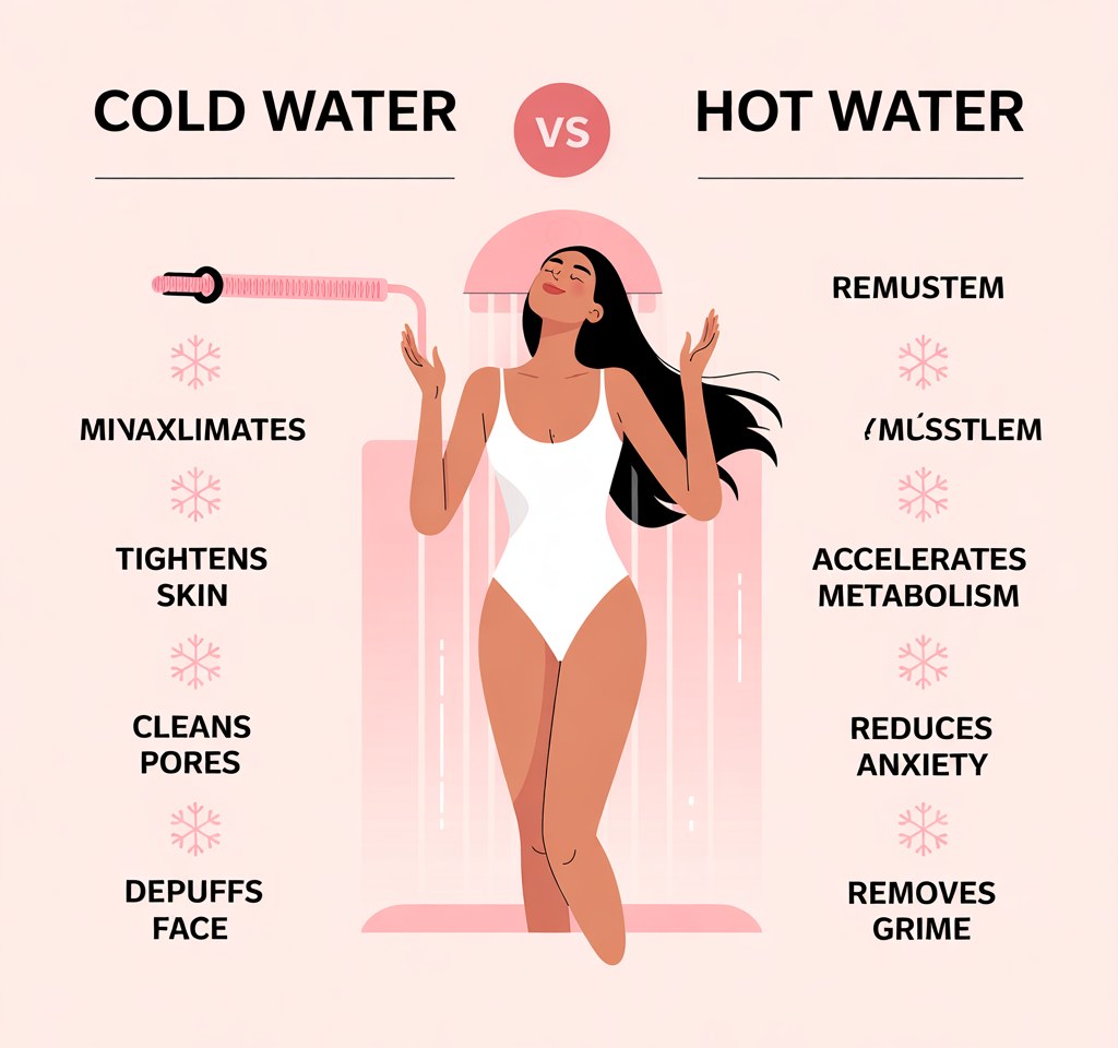 Hot vs Cold Water Showers: Complete Beauty & Skincare Benefits Guide