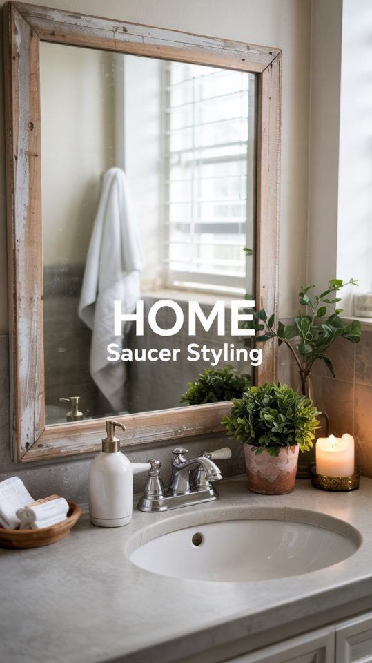 Spa Bathroom Ideas: Luxury Guest Bath Styling with Natural Plants