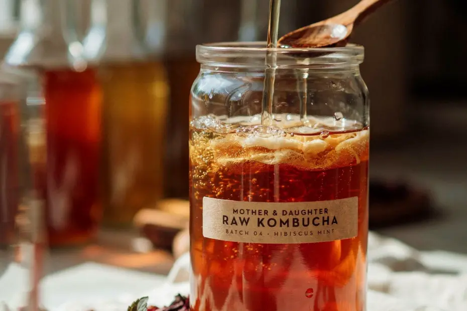 Coffee Kombucha Iced Latte Recipe | Easy Homemade Fermented Drink | Kombucha Brewing Tips