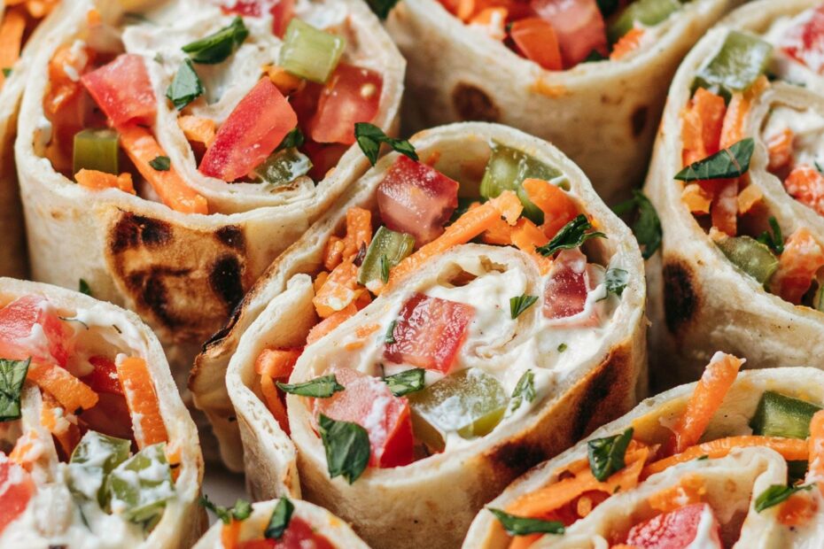Pickled Vegetable Tortilla Roll Ups | Easy Lunch Prep Idea | Quick Pickling Recipe
