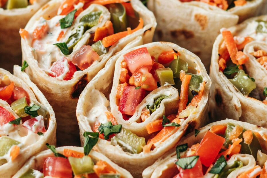 Pickled Vegetable Tortilla Roll Ups | Easy Fermented Lunch Idea | Healthy Snack