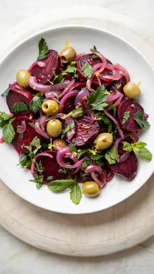 Pickled Beet Salad Recipe | Easy Fermented Winter Salad | Healthy Holiday Side Dish