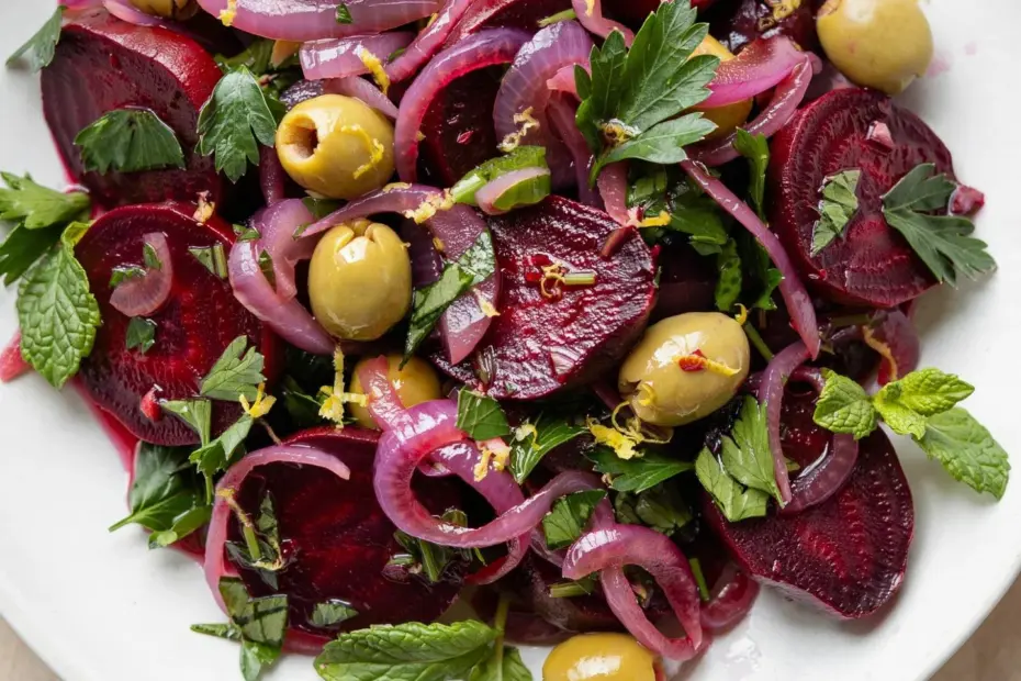 Pickled Beet Salad Recipe | Easy Fermented Winter Salad | Healthy Holiday Side Dish