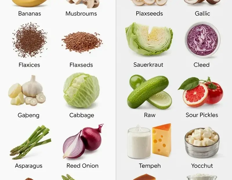 Prebiotics vs Probiotics Difference + Best Food Sources (Infographic)