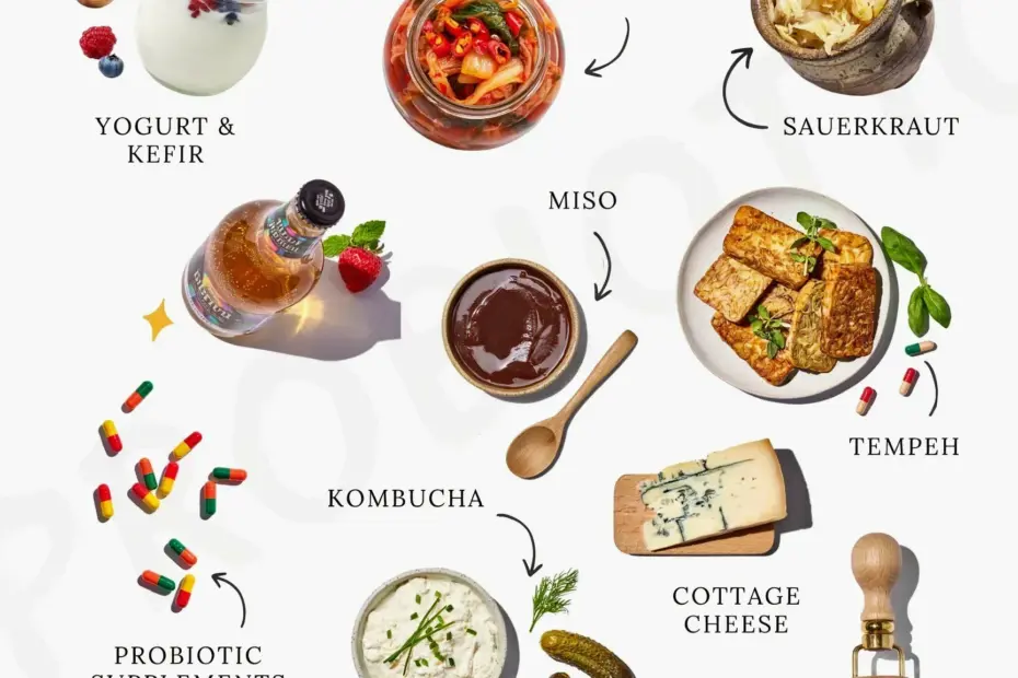 Microbiome Health Handout Bundle - Before & After Adding Probiotic Foods