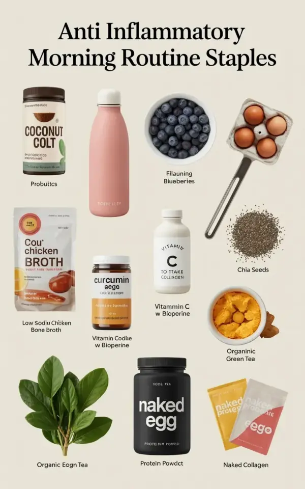 Anti Inflammatory Morning Routine Staples for Gut Health