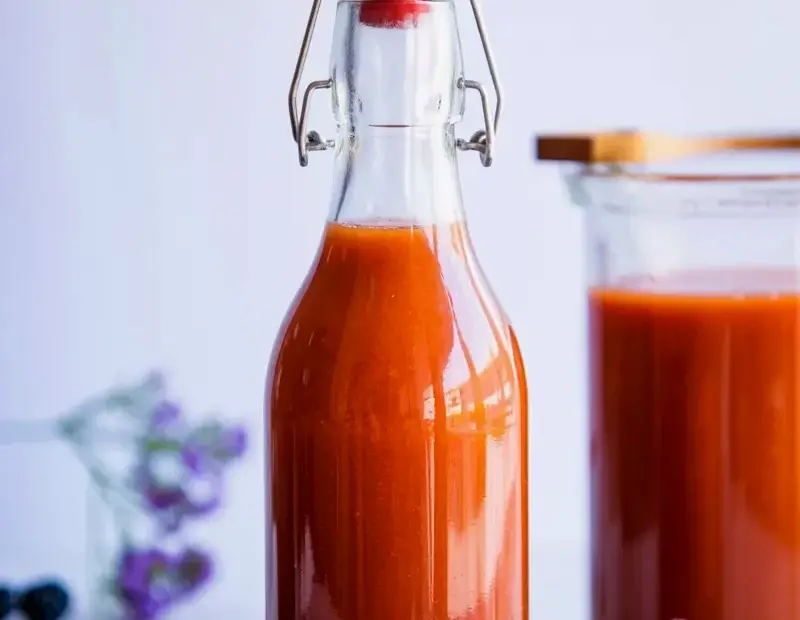 Homemade Fruit Kvass | Cozy Fermented Berry Drink in a Swing-Top Bottle