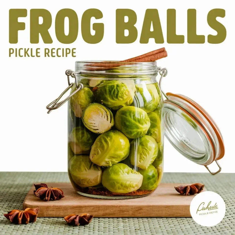 Pickled Brussels Sprouts Recipe (Frog Balls) | Quick Refrigerator Pickles